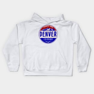 DENVER COLORADO ROCKY MOUNTAINS MILE HIGH CITY Kids Hoodie